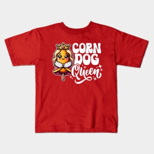 Corn Dog Queen Kids T-Shirt